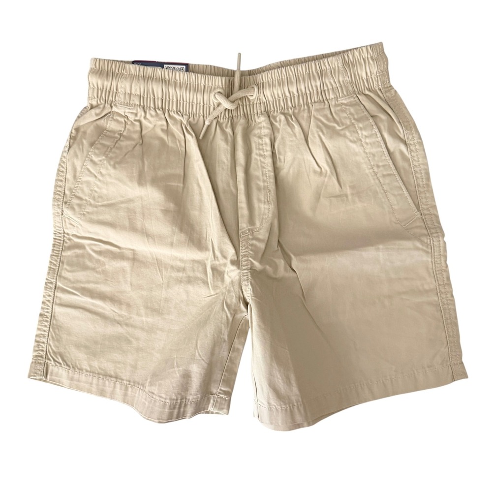 Gap Pull On Short Boys Size 8 Tan NWT Khaki Cotton Elastic Waist GKSJC08K-220
